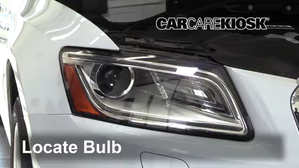 2017 Audi Q5 Premium Plus 3.0L V6 Supercharged Lights Headlight (replace bulb)